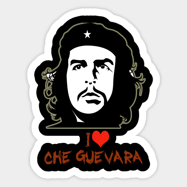 Che Guevara Sticker by Nice new designs